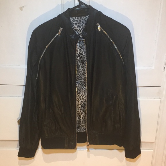 Zara Jackets & Coats Zara Man Bomber Faux Leather Jacket Vest